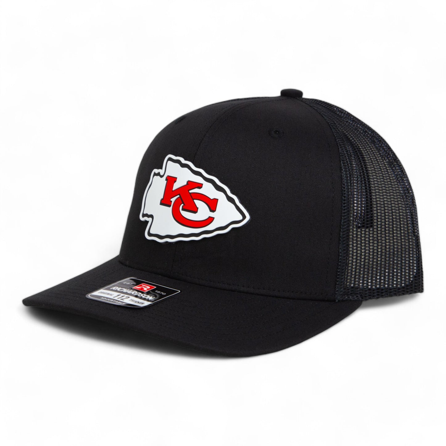 Kansas City Chiefs 3D Snapback Trucker Hat- Black