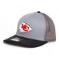 Kansas City Chiefs 3D Snapback Trucker Hat- Grey/ Charcoal/ Black