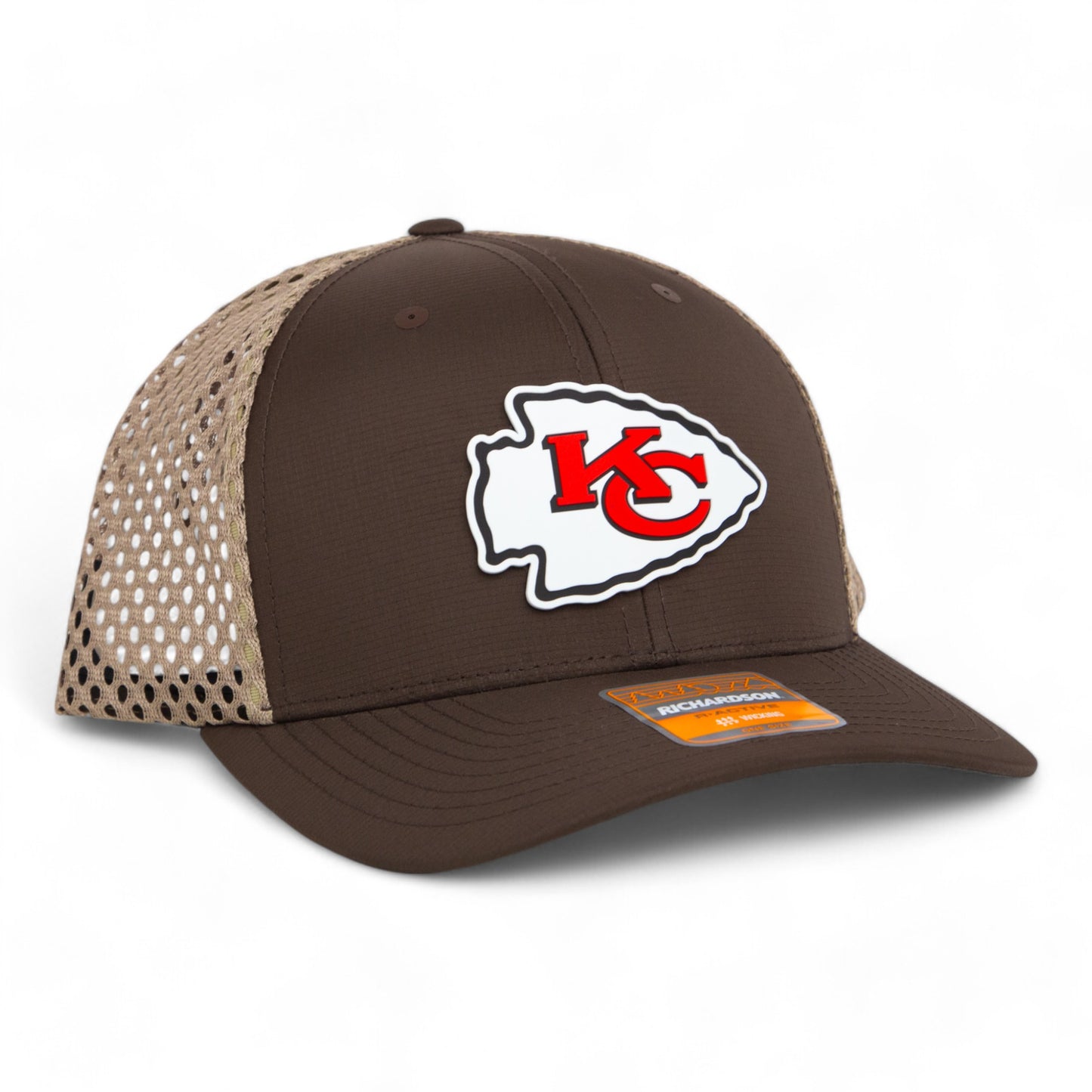 Kansas City Chiefs 3D Snapback Tilikum Trucker Hat- Brown/ Tan