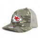 Kansas City Chiefs 3D Snapback Trucker Hat- Military Digital Camo