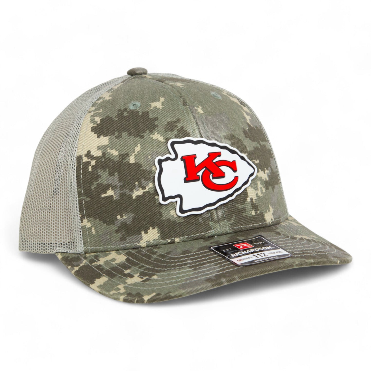 Kansas City Chiefs 3D Snapback Trucker Hat- Military Digital Camo