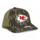 Kansas City Chiefs 3D Snapback Trucker Hat- Mossy Oak Bottomland/ Loden