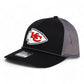 Kansas City Chiefs 3D Snapback Trucker Rope Hat- Black/ Charcoal