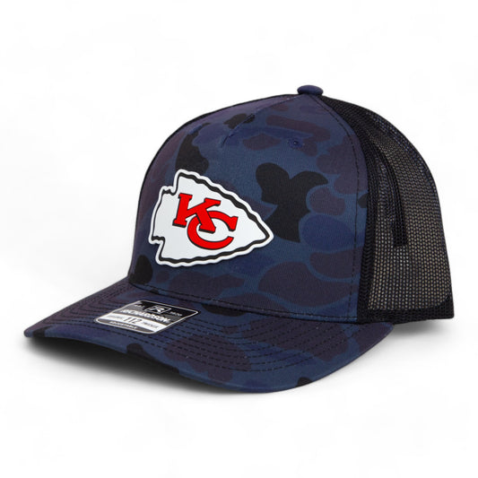 Kansas City Chiefs 3D Snapback Trucker Hat- Admiral Duck Camo/ Black