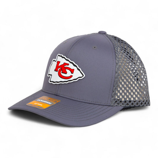 Kansas City Chiefs 3D Snapback Tilikum Trucker Hat- Charcoal