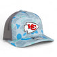 Kansas City Chiefs 3D Snapback Trucker Hat- Saltwater Duck Camo/ Charcoal