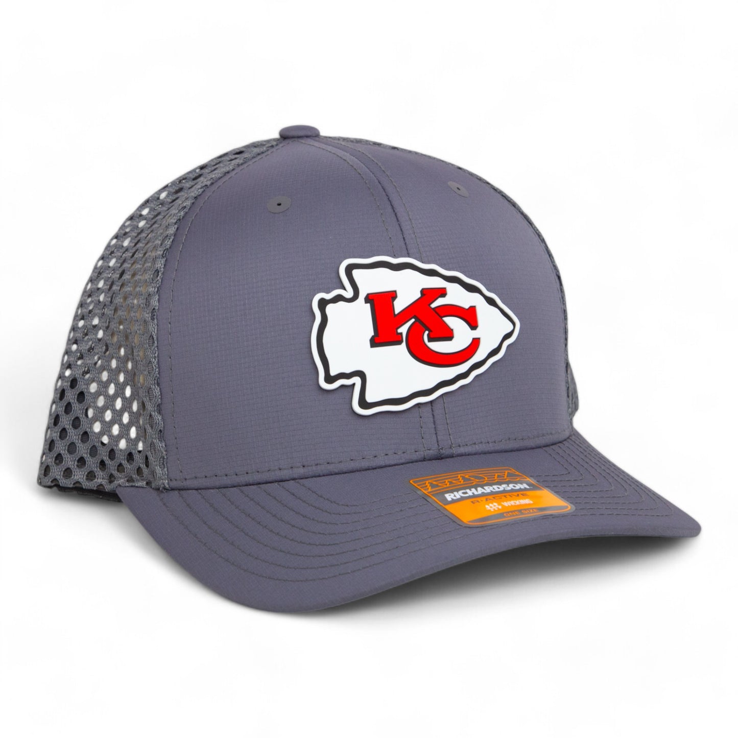 Kansas City Chiefs 3D Snapback Tilikum Trucker Hat- Charcoal