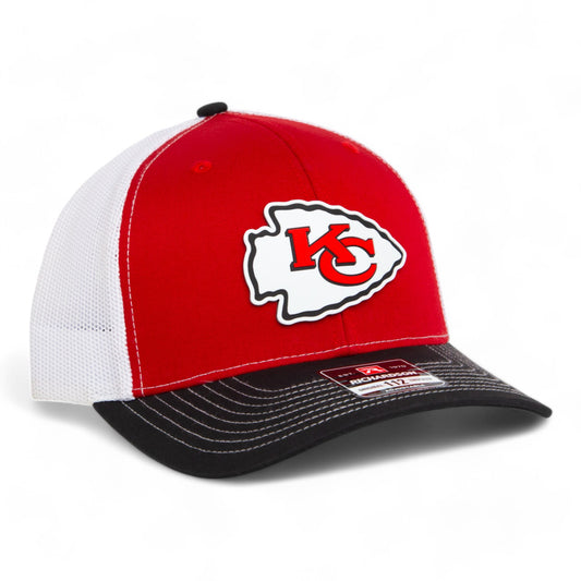 Kansas City Chiefs 3D Snapback Trucker Hat- Red/ White/ Black