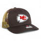 Kansas City Chiefs 3D Snapback Trucker Hat- Brown/ Desert Camo