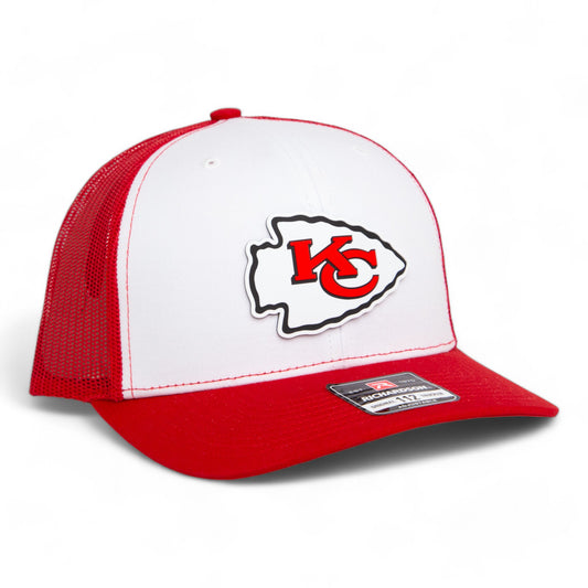 Kansas City Chiefs 3D Snapback Trucker Hat- White/ Red