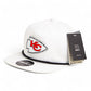 Kansas City Chiefs Super Bowl LIX 3D Perforated Rope Hat- White/ Black