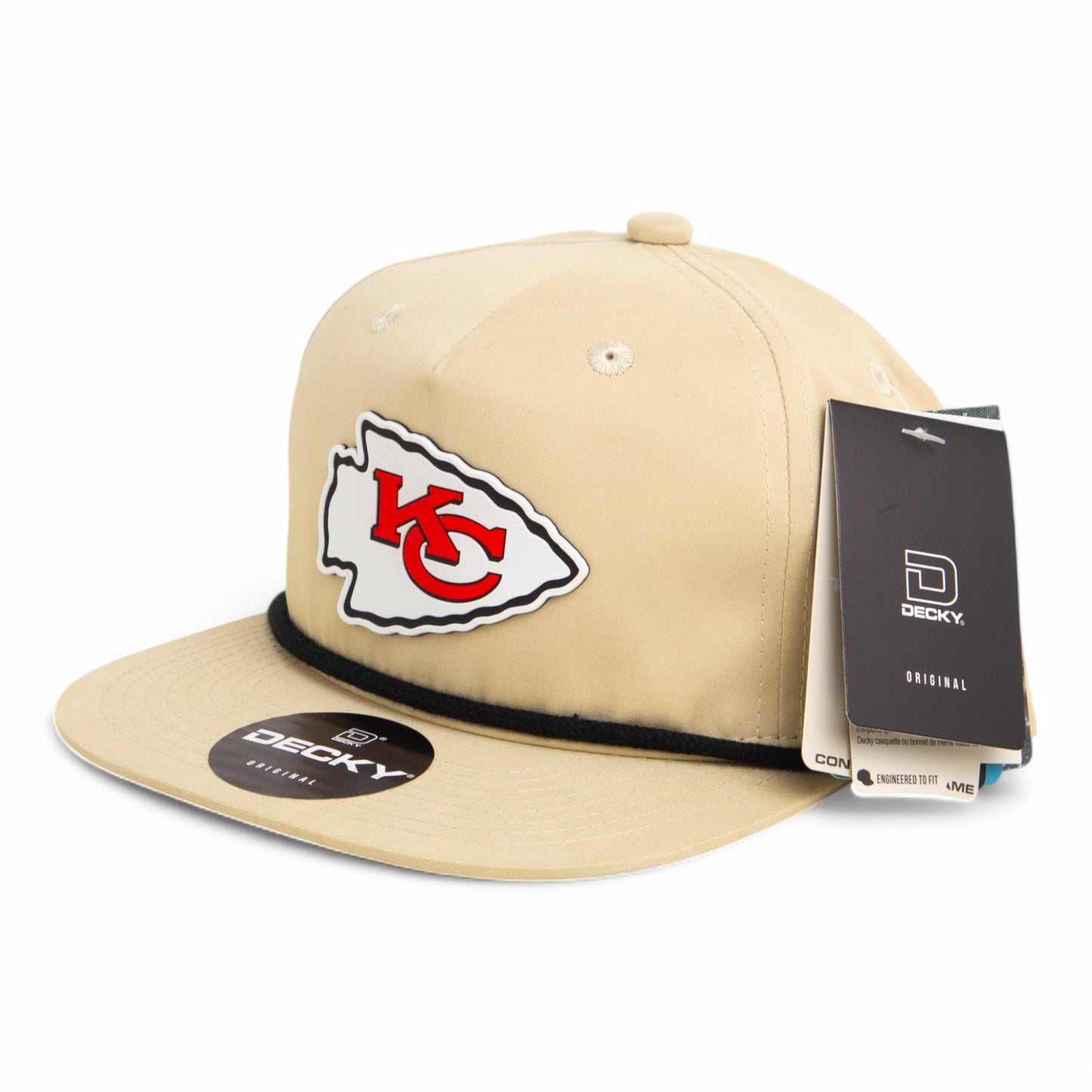 Kansas City Chiefs Super Bowl LIX 3D Classic Rope Hat- Birch/ Black