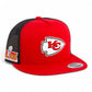 Kansas City Chiefs Super Bowl LIX 3D YP Snapback Flat Bill Trucker Hat- Red/ Black