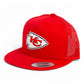 Kansas City Chiefs Super Bowl LIX 3D YP Snapback Flat Bill Trucker Hat- Red