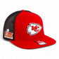 Kansas City Chiefs Super Bowl LIX 3D Wool Blend Flat Bill Hat- Red/ Black