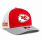 Kansas City Chiefs Super Bowl LIX 3D Snapback Trucker Hat- Red/ White/ Heather Grey