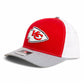 Kansas City Chiefs Super Bowl LIX 3D Snapback Trucker Hat- Red/ White/ Heather Grey