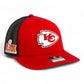 Kansas City Chiefs Super Bowl LIX 3D Snapback Trucker Hat- Red/ Black