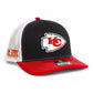 Kansas City Chiefs Super Bowl LIX 3D Snapback Trucker Hat- Black/ White/ Red