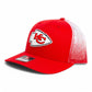 Kansas City Chiefs Super Bowl LIX 3D Snapback Trucker Hat- Red Fade