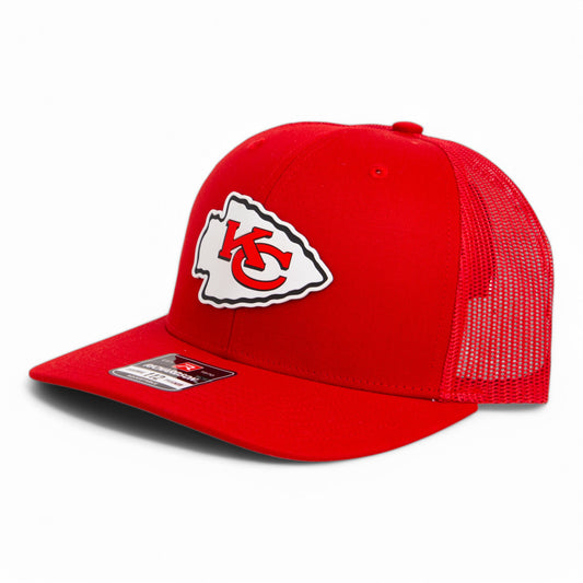 Kansas City Chiefs Super Bowl LIX 3D Snapback Trucker Hat- Red