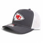 Kansas City Chiefs Super Bowl LIX 3D Snapback Trucker Hat- Charcoal/ White