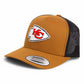 Kansas City Chiefs Super Bowl LIX 3D YP Snapback Trucker Hat- Caramel/ Black