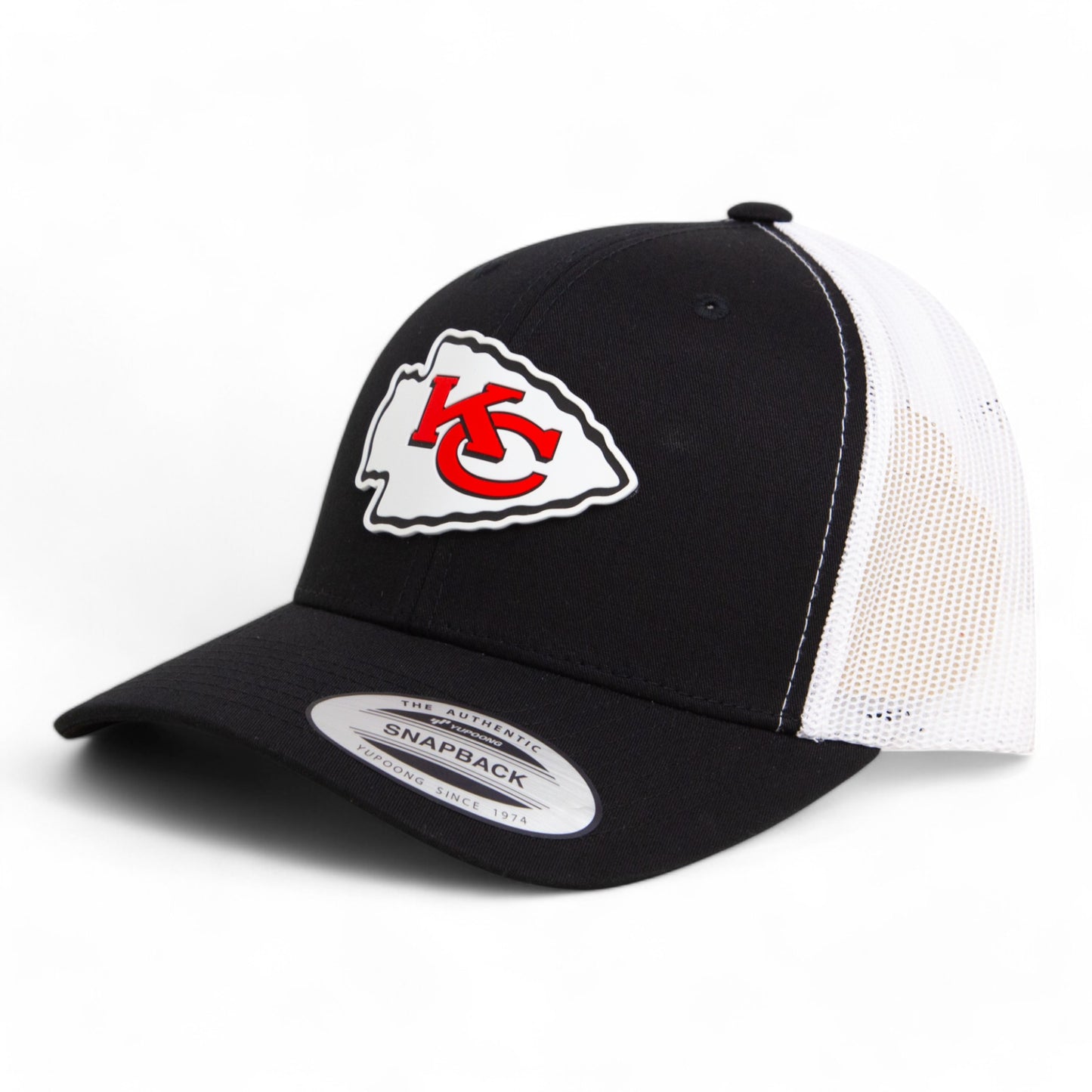 Kansas City Chiefs Super Bowl LIX 3D YP Snapback Trucker Hat- Black/ White