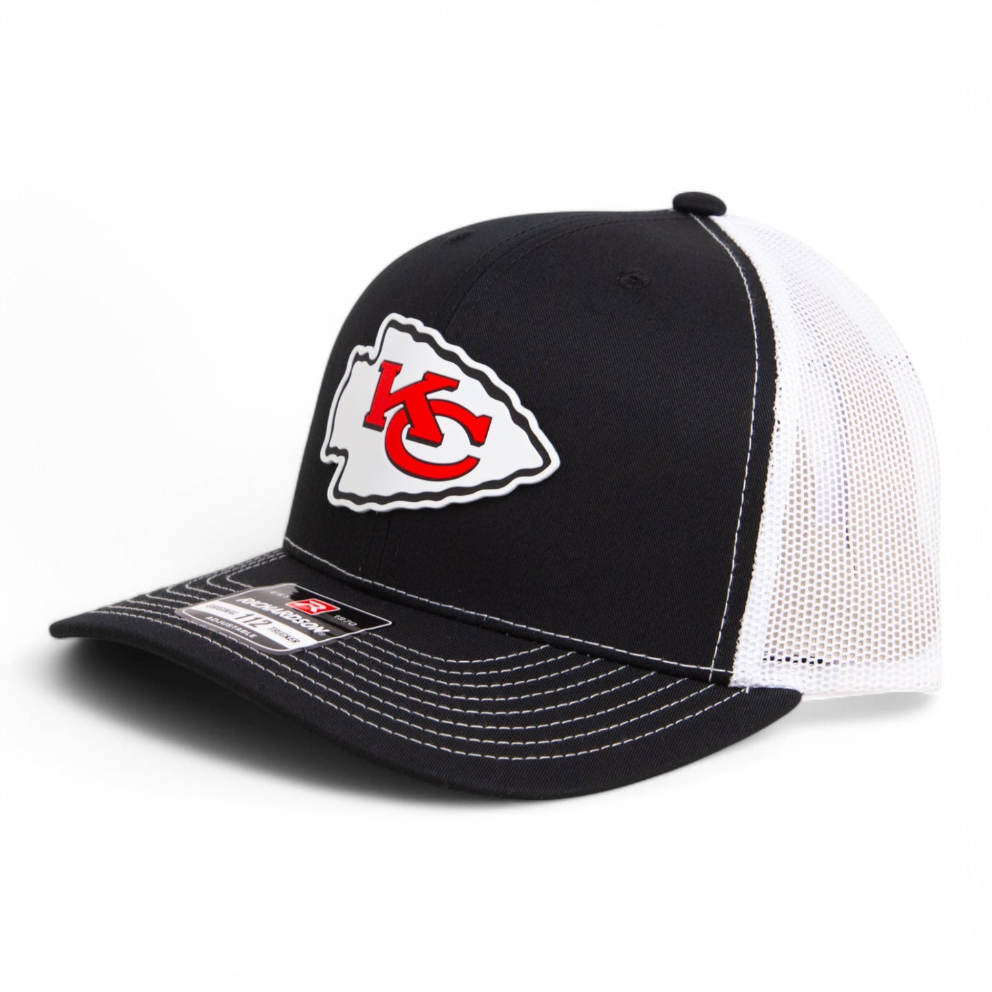 Kansas City Chiefs Super Bowl LIX 3D Snapback Trucker Hat- Black/ White