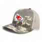 Kansas City Chiefs Super Bowl LIX 3D Snapback Trucker Hat- Military Digital Camo