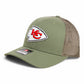 Kansas City Chiefs Super Bowl LIX 3D Snapback Trucker Hat- Loden Green