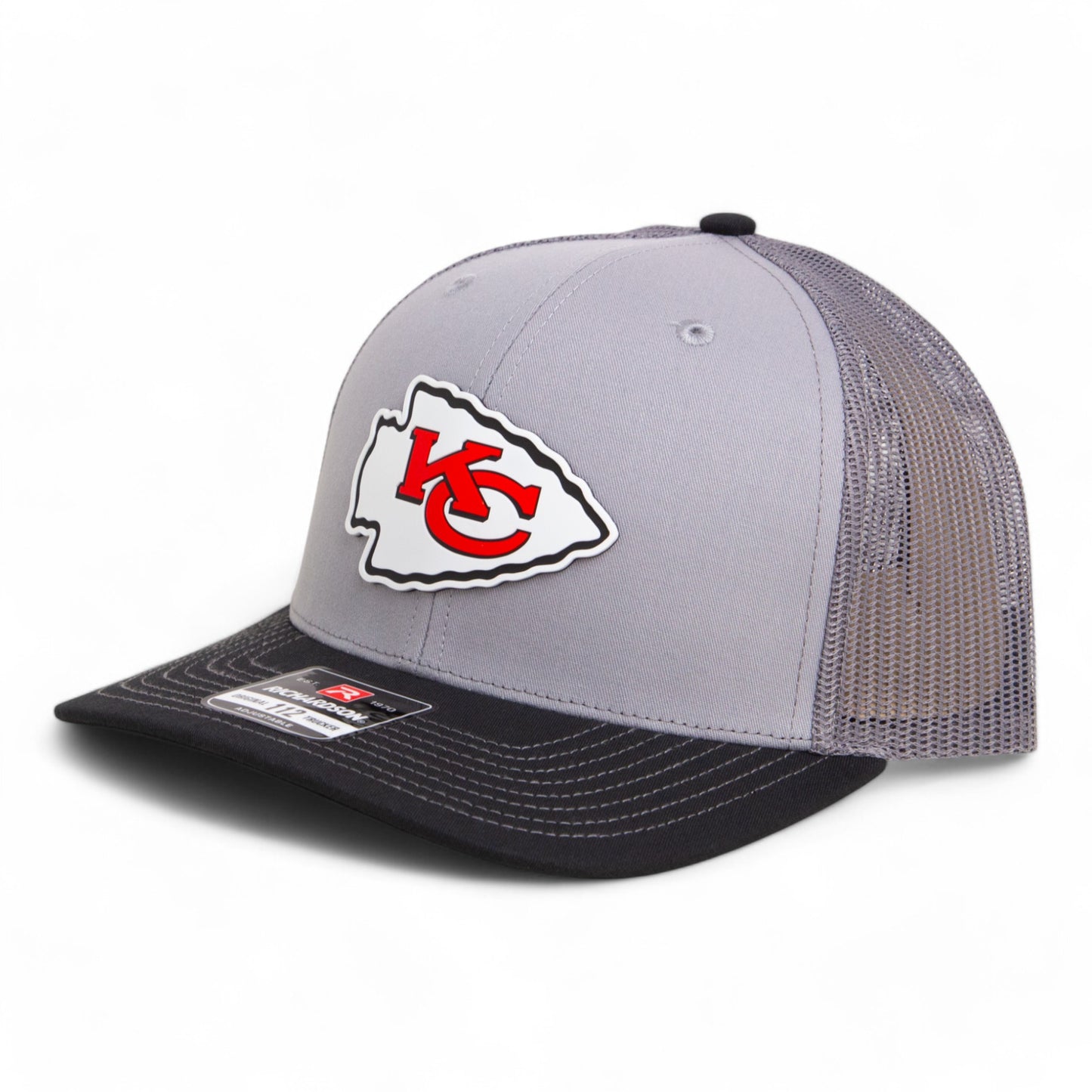 Kansas City Chiefs Super Bowl LIX 3D Snapback Trucker Hat- Grey/ Charcoal/ Black