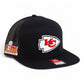 Kansas City Chiefs Super Bowl LIX 3D Snapback Seven-Panel Trucker Hat- Black