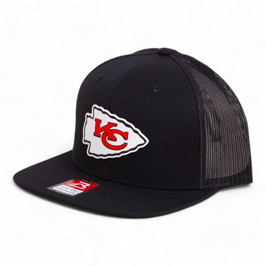 Kansas City Chiefs Super Bowl LIX 3D Wool Blend Flat Bill Hat- Black