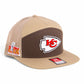 Kansas City Chiefs Super Bowl LIX 3D Snapback Seven-Panel Trucker Hat- Brown/ Tan