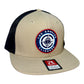 LA Clippers 3D Wool Blend Flat Bill Hat- Tan/ Black