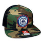 LA Clippers 3D Wool Blend Flat Bill Hat- Army Camo/ Black