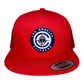 LA Clippers 3D YP Snapback Flat Bill Trucker Hat- Red