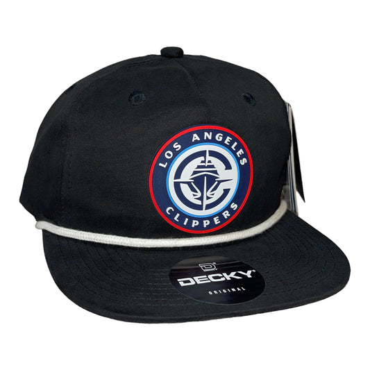 LA Clippers 3D Classic Rope Hat- Black/ White