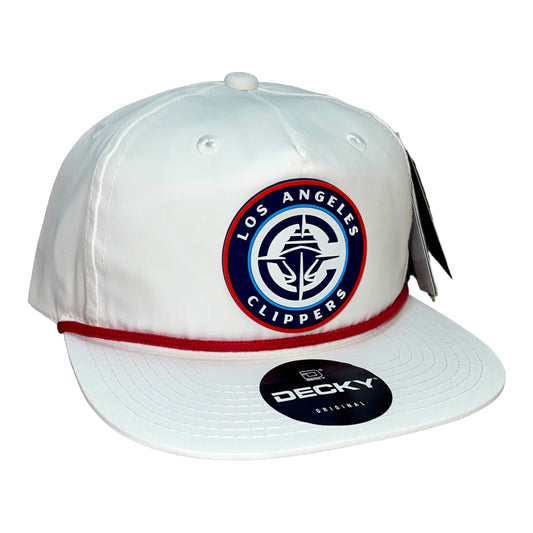 LA Clippers 3D Classic Rope Hat- White/ Red