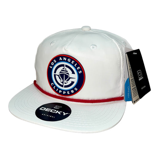 LA Clippers 3D Classic Rope Hat- White/ Red