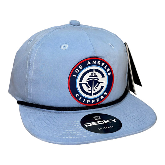 LA Clippers 3D Classic Rope Hat- Sky/ Black