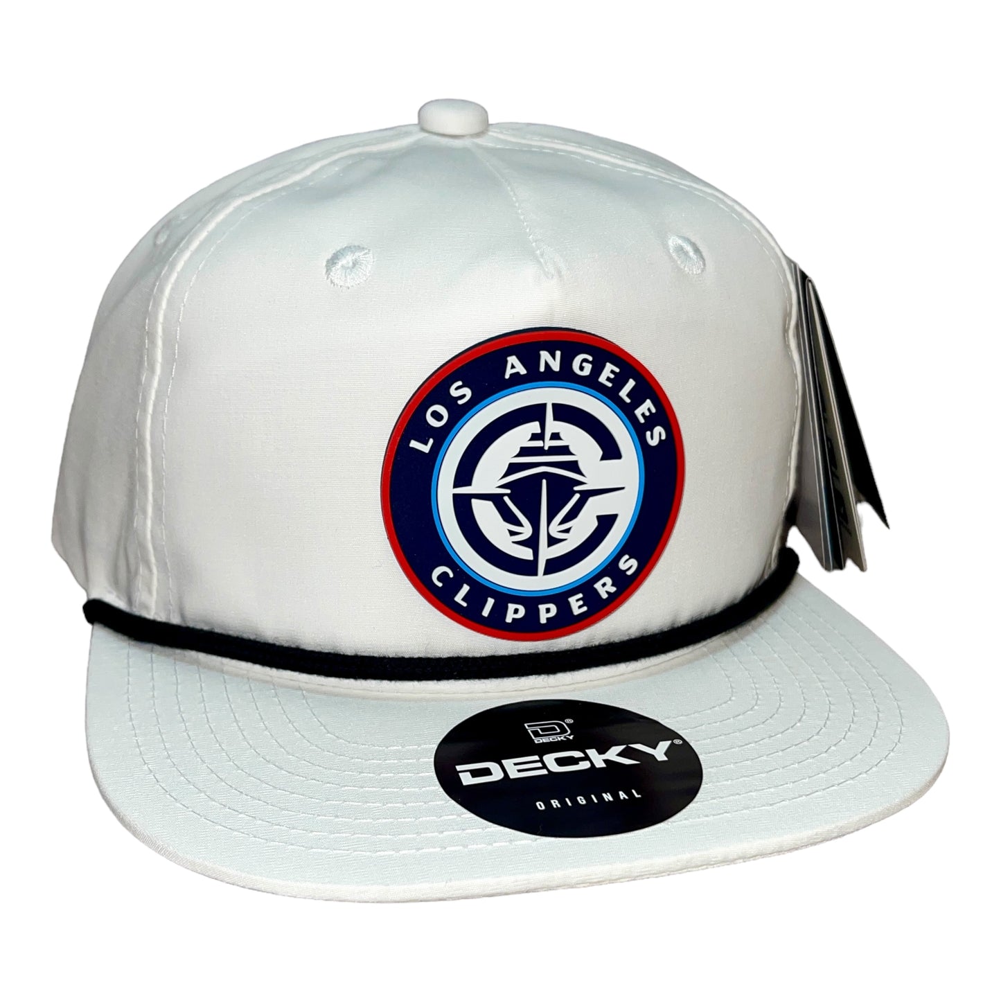 LA Clippers 3D Classic Rope Hat- White/ Black