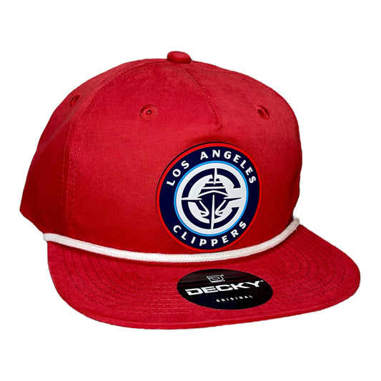 LA Clippers 3D Classic Rope Hat- Red/ White