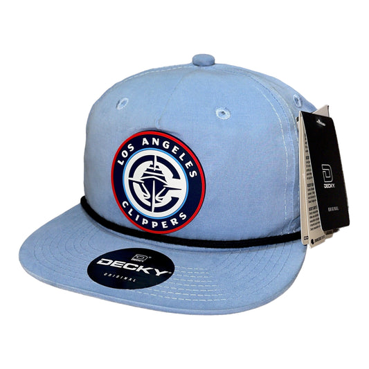 LA Clippers 3D Classic Rope Hat- Sky/ Black