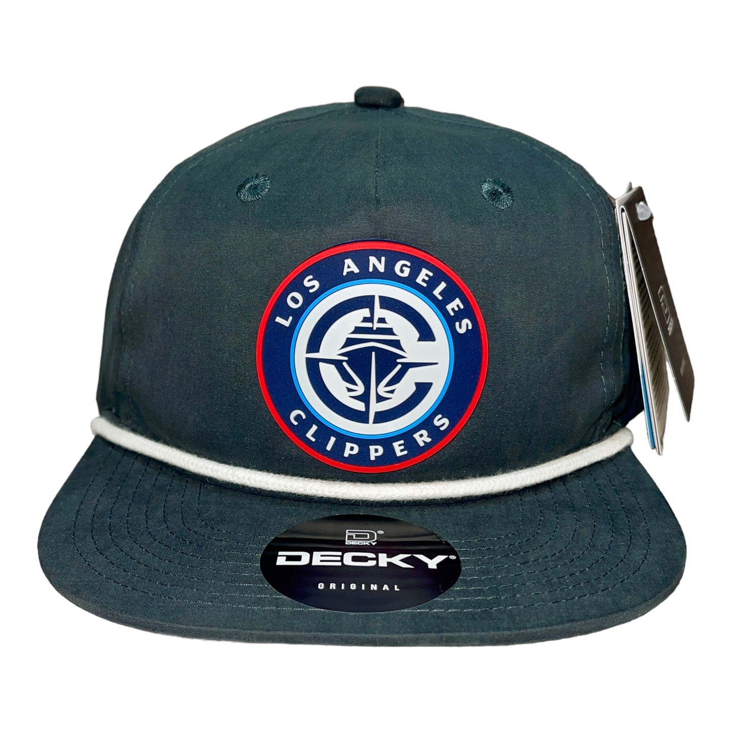 LA Clippers 3D Classic Rope Hat- Charcoal/ White