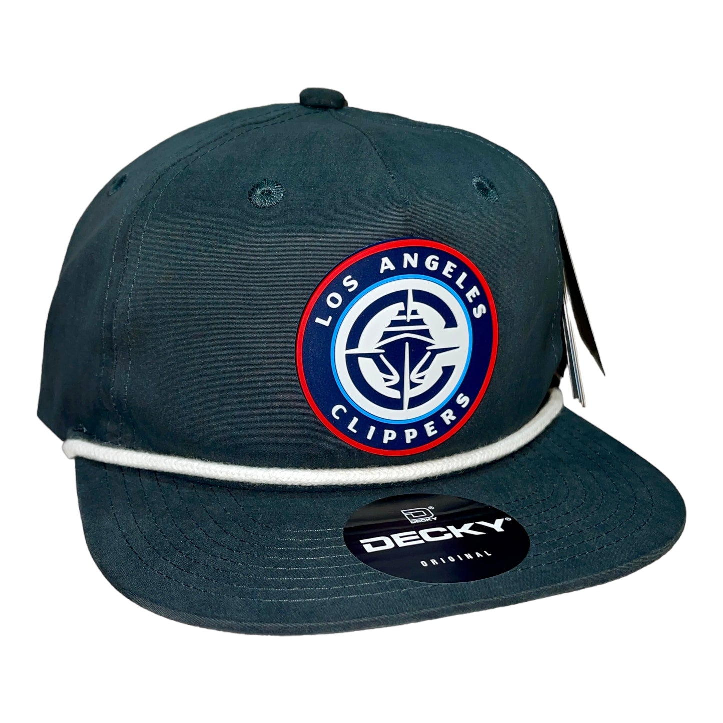 LA Clippers 3D Classic Rope Hat- Charcoal/ White