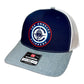 LA Clippers 3D Snapback Trucker Hat- Navy/ White/ Heather Grey