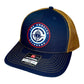 LA Clippers 3D Snapback Trucker Hat- Navy/ Carmel