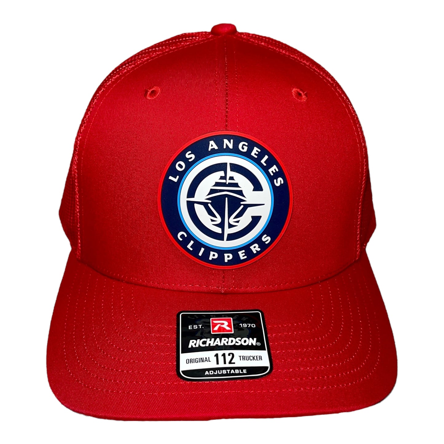 LA Clippers 3D Snapback Trucker Hat- Red